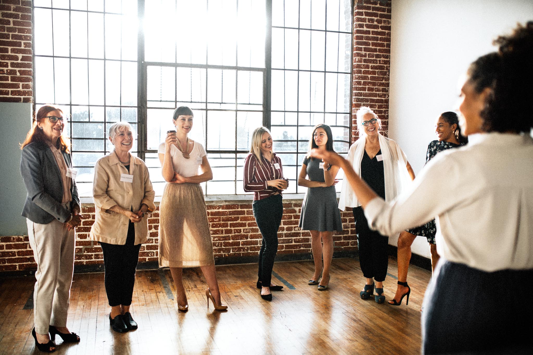 Businesswoman in a business conference